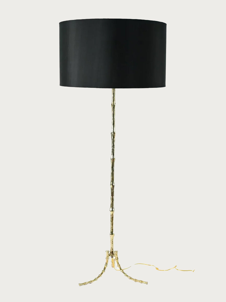 moord Om te mediteren Afdaling FAUX BAMBOO BRASS FLOOR LAMP, PRICE WITHOUT SHADE – HOUSE SFW