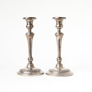 ELLMORE WEIGHTED STERLING CANDLESTICKS