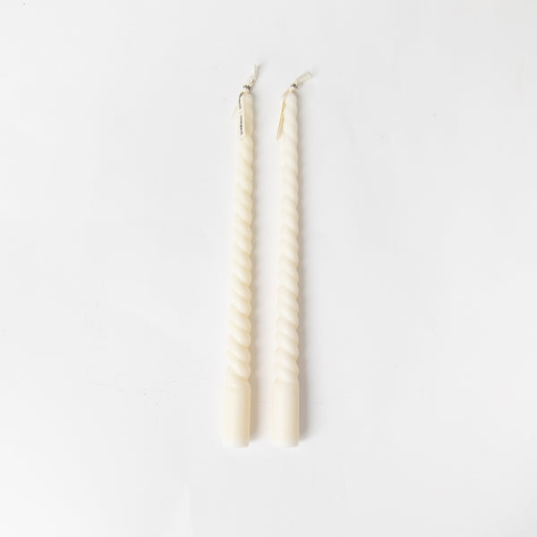 TWISTED SPIRAL TAPER CANDLE