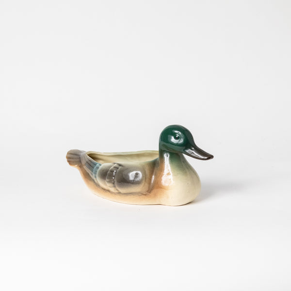 PAINTED DUCK PLANTER