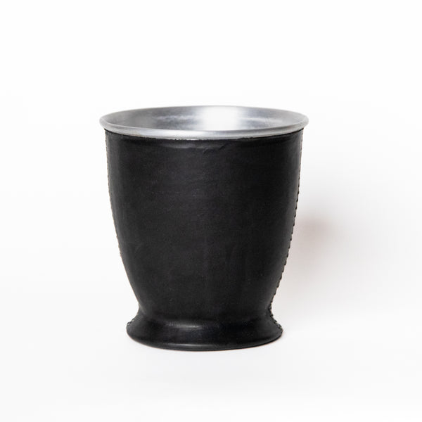 LEATHER WRAPPED CACHEPOT
