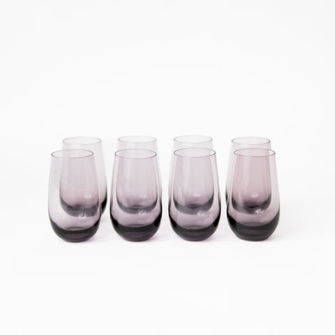 LAVENDER CORDIAL GLASSES, SET OF 8