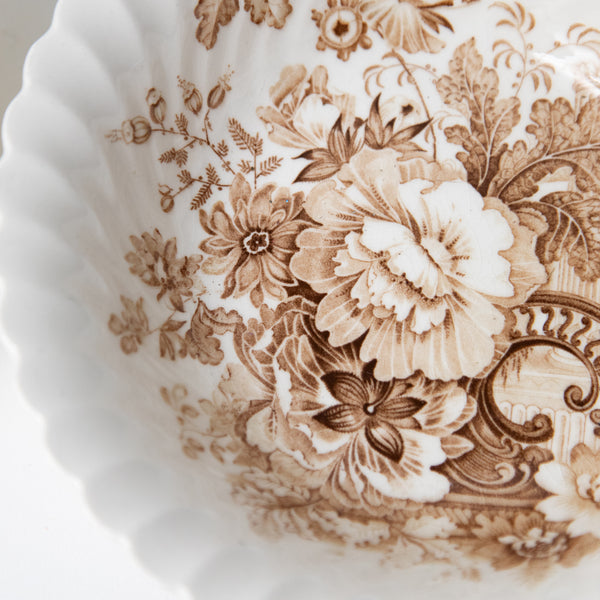 CHARLOTTE PATTERN VEGETABLE BOWL BY ROYAL STAFFORDSHIRE- PAIR