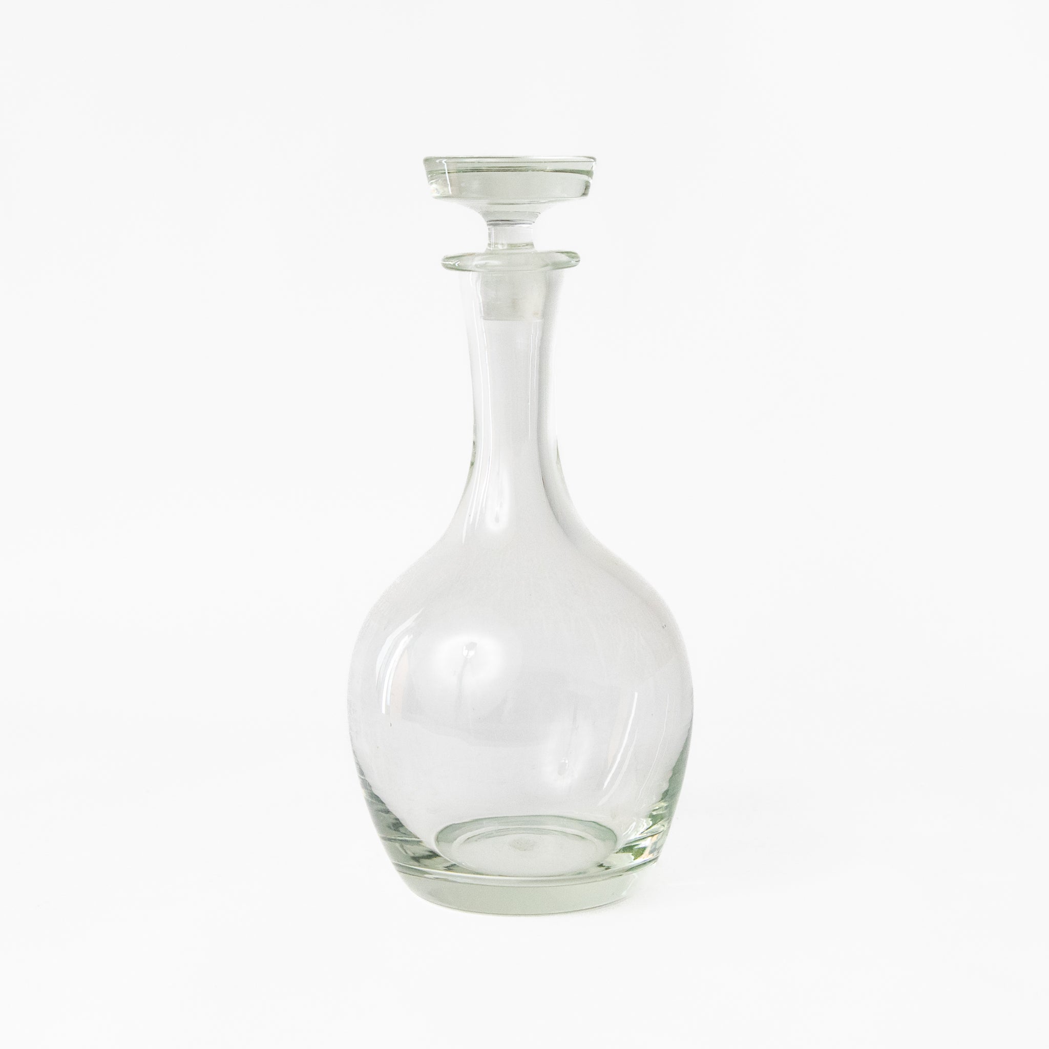 CLEAR GLASS DANISH DECANTER