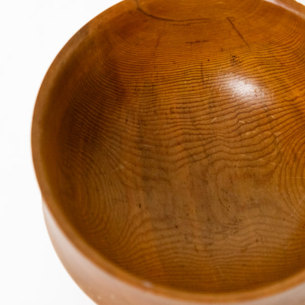 VINTAGE TURNED WOOD BOWL BY C.T. BECKER