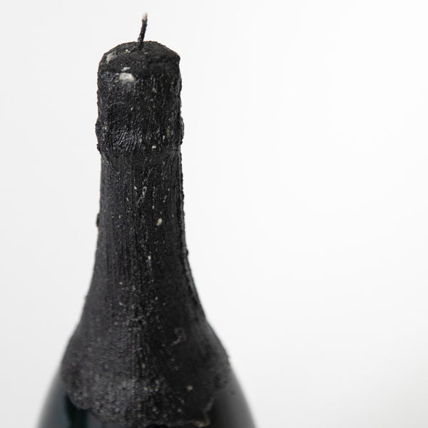 CHAMPAGNE BOTTLE WAX CANDLE