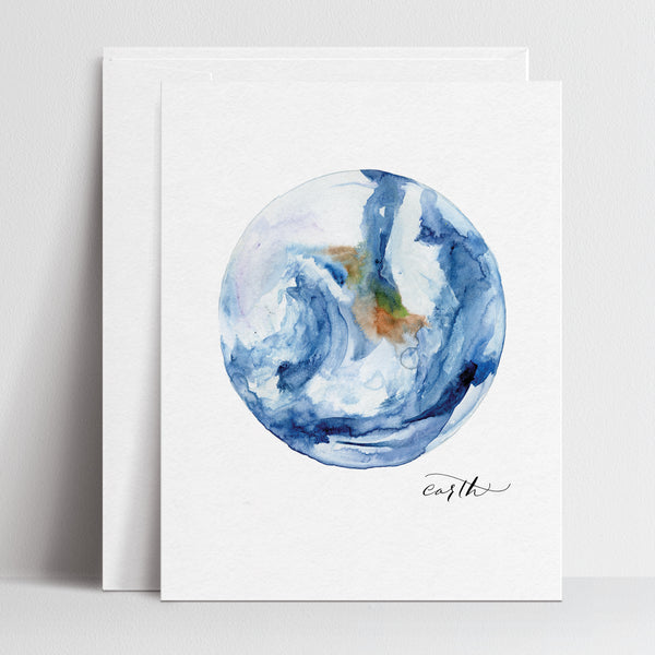 MOON & PLANETS GREETING CARDS BY PAPERFINGER