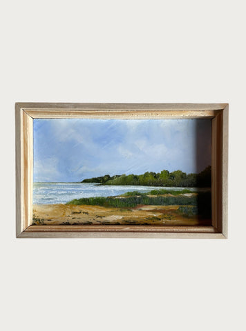 "NEW SUFFOLK BAY #1", OIL PAINTING BY VINCENT BRANDI