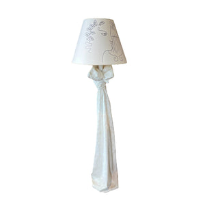 PLASTER KNOT FLOOR LAMP