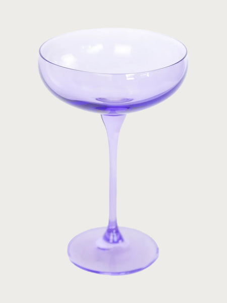 Estelle Champagne Coupe Glasses - Lavender