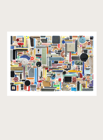 "COMBINATION PIECE - MULTI NO.5" 2010, MARINE PLASTIC ARTWORK BY STEVE MCPHERSON