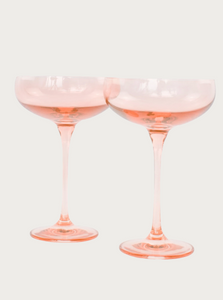 ESTELLE CHAMPAGNE COUPE GLASSES - SET OF 2