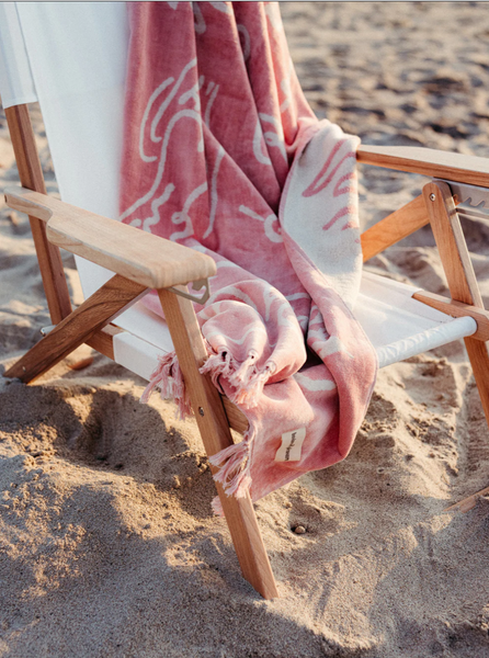 LE BASQUE BEACH TOWEL- PINK