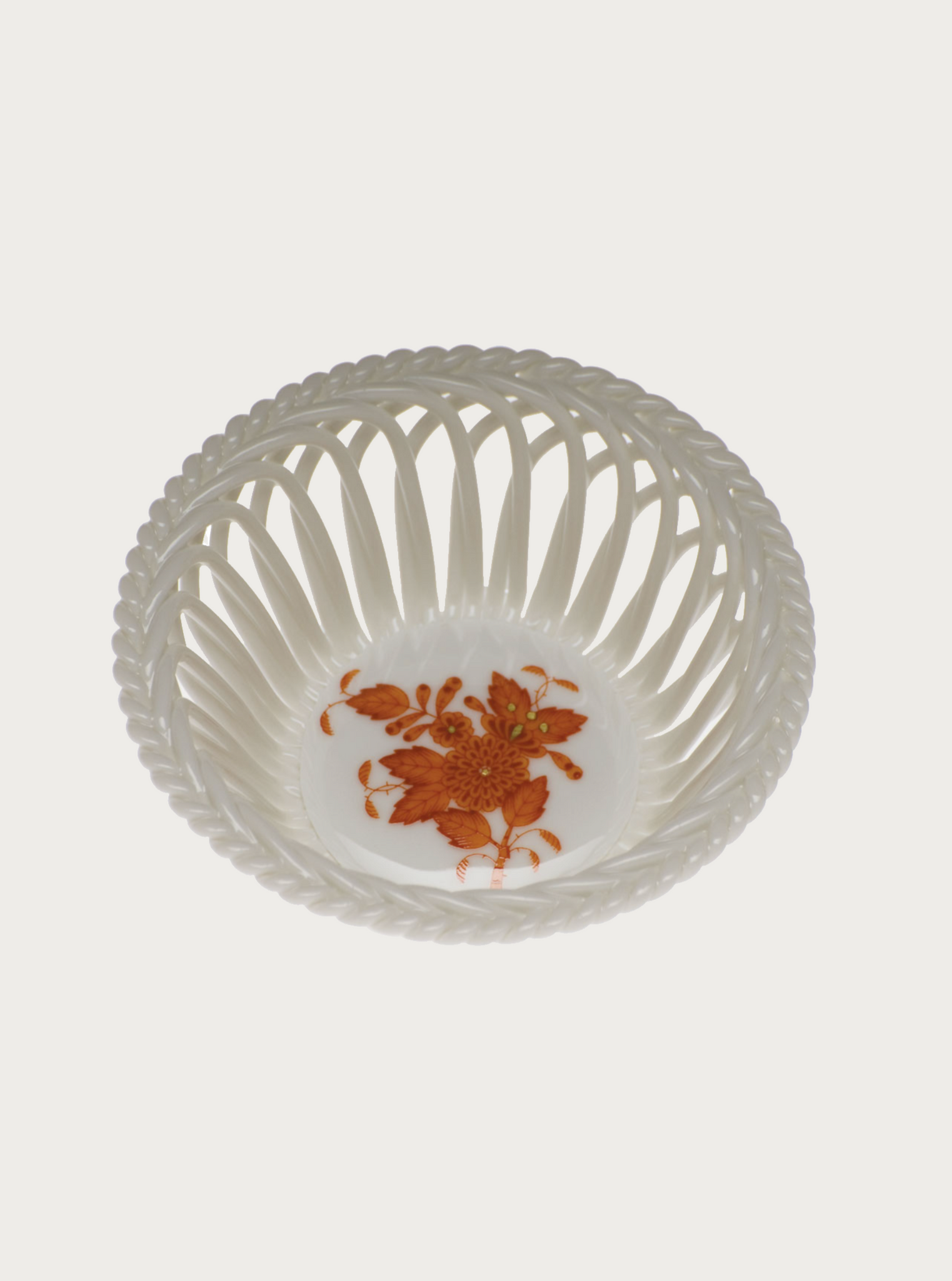 HEREND OPENWORK BASKETS- SET OF 2