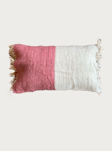 Two-toned wool Sakara pillow